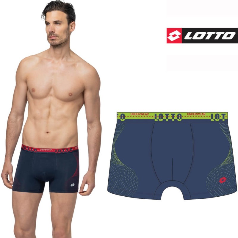 Boxer uomo cotone elasticizzato Lotto LB1365 - 6 boxer
