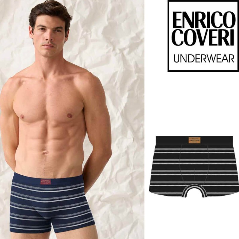 Boxer uomo cotone elasticizzato Enrico Coveri EB1327 - 6 boxer