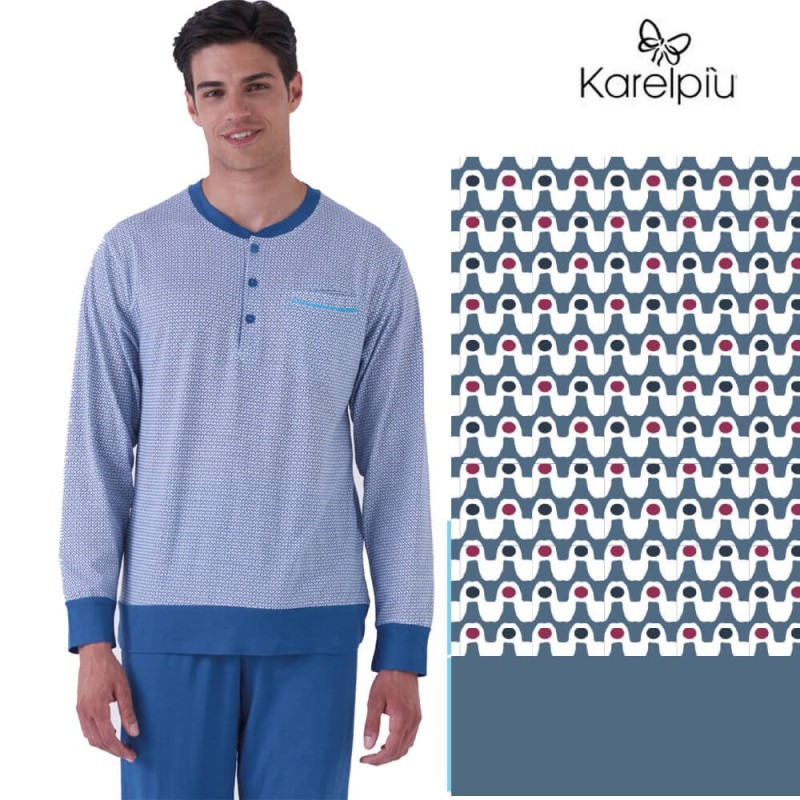 Pigiama uomo cotone Karel KE0217