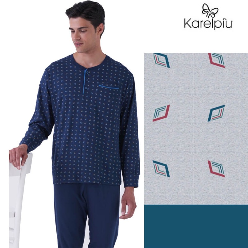 Pigiama uomo cotone Karel KE0226