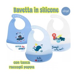 Bavaglino baby in silicone Ellepi AD9816