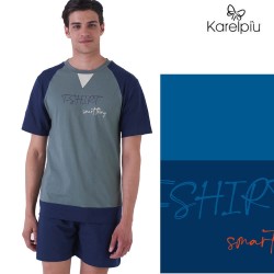 Pigiama ragazzo corto cotone Karel KE0291