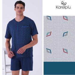 Pigiama uomo corto cotone Karel KE0230