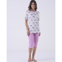 Pigiama donna corto cotone Karel KE0112