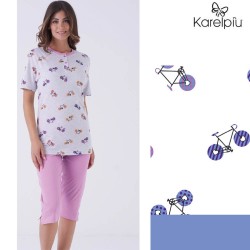 Pigiama donna corto cotone Karel KE0112