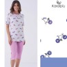 Pigiama donna corto cotone Karel KE0112