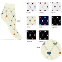 Calza donna corta cotone elasticizzato Papaya 266Ass - 12 paia