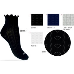 Calza donna corta cotone Enrico Coveri Letizia 2C - 12 paia