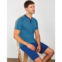 Pigiama uomo taglie forti corto cotone Il Granchio GP1157/C