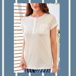 Pigiama donna corto cotone Igam NPB161