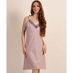 Camicia da notte donna cotone Gary 5275