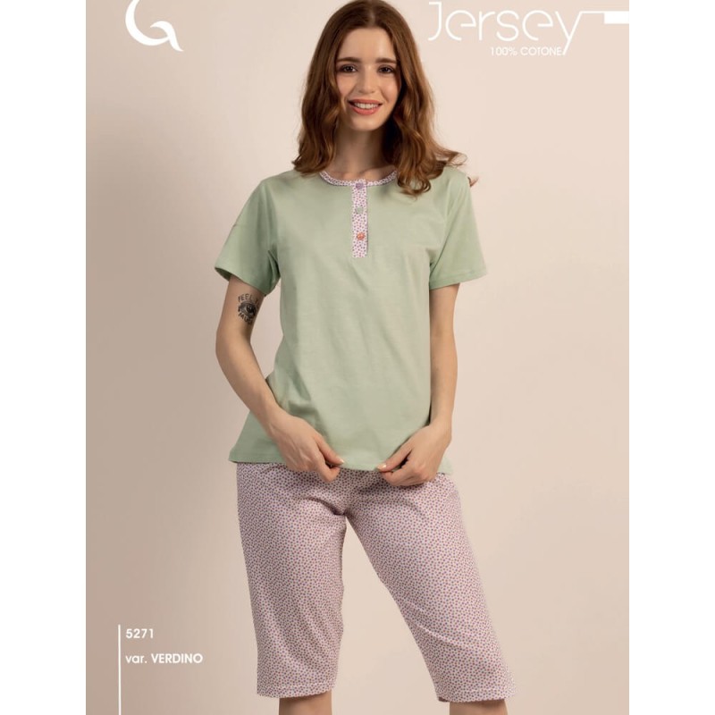Pigiama donna corto cotone Gary 5271