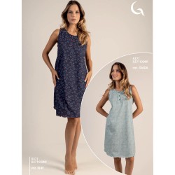 Camicia da notte donna cotone Gary 5371