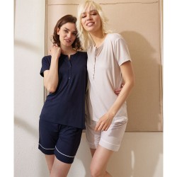 Pigiama donna corto viscosa Jadea 3285