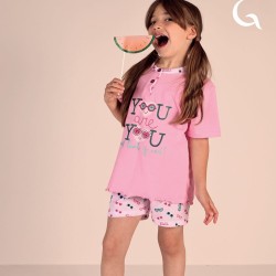 Pigiama bimba 3/7 anni corto cotone Gary 2145