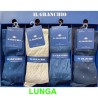 Calza uomo lunga cotone elasticizzato Il Granchio GC009 - 12 paia