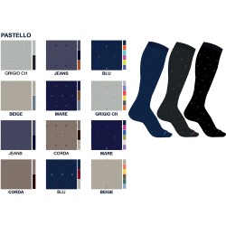 Calza uomo lunga cotone elasticizzato Il Granchio GC009 - 12 paia