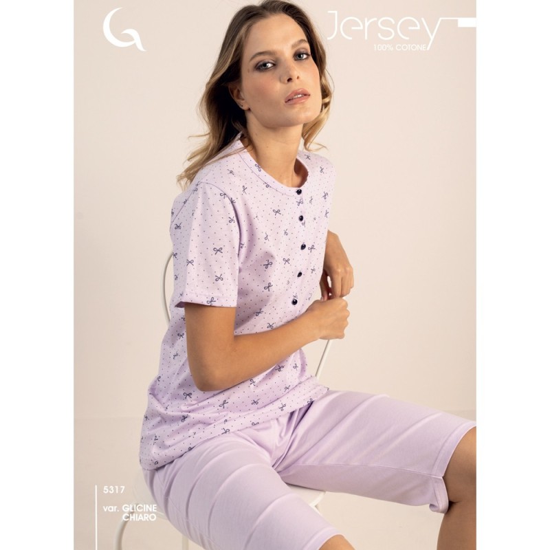 Pigiama donna corto cotone Gary 5317