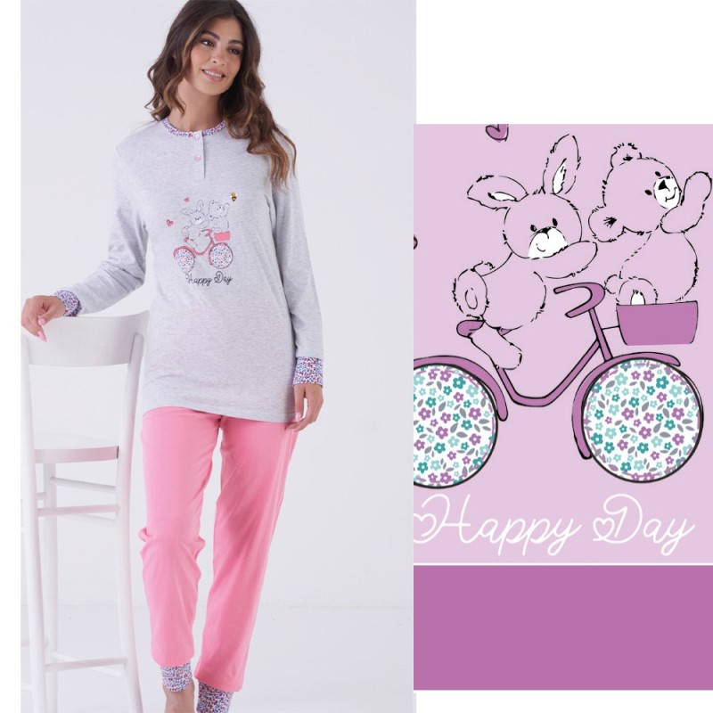 Pigiama ragazza cotone Karel SK0139