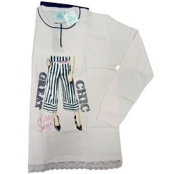 Pigiama ragazza cotone Gary D40001