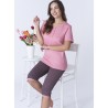 Pigiama donna corto cotone Karel SB0417