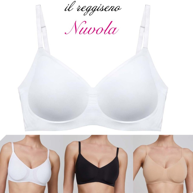 Reggiseno donna microfibra Jadea Nuvola