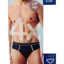Slip uomo cotone elasticizzato Paul Martin 51288 - 4 slip