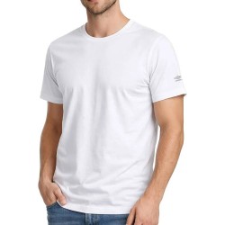 T-shirt uomo cotone bianco Umbro 6047B