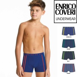 Boxer ragazzo cotone elasticizzato Enrico Coveri EB4183 - 6 boxer
