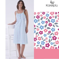 Camicia da notte donna cotone Karel 0310