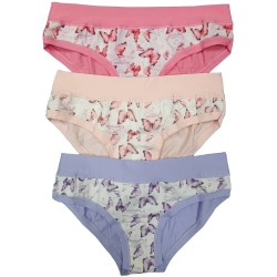 Slip donna cotone elasticizzato Lovelygirl 6870D - 6 slip taglia 3