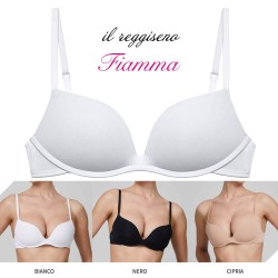 Reggiseno donna push-up microfibra Jadea Fiamma