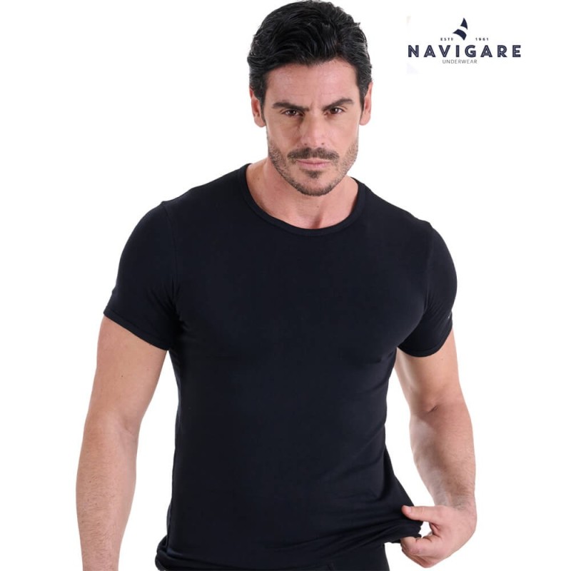 T-shirt uomo girocollo cotone elasticizzato Navigare 570 - 3 t-shirt