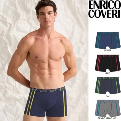 Boxer uomo cotone elasticizzato Enrico Coveri EB1331 - 6 boxer
