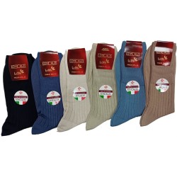 EDY 6 PAIA CALZA UOMO SANITARIA COTONE CORTA 60/1