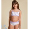 Coordinato bimba brassiere e slip cotone Jadea 852
