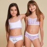 Coordinato bimba brassiere e slip cotone Jadea 852
