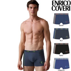 Boxer uomo cotone elasticizzato Enrico Coveri EB1334 - 6 boxer