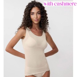Canottiera donna spalla larga cashmere Jadea 4709