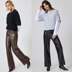 Pantalone donna similpelle Jadea 4013