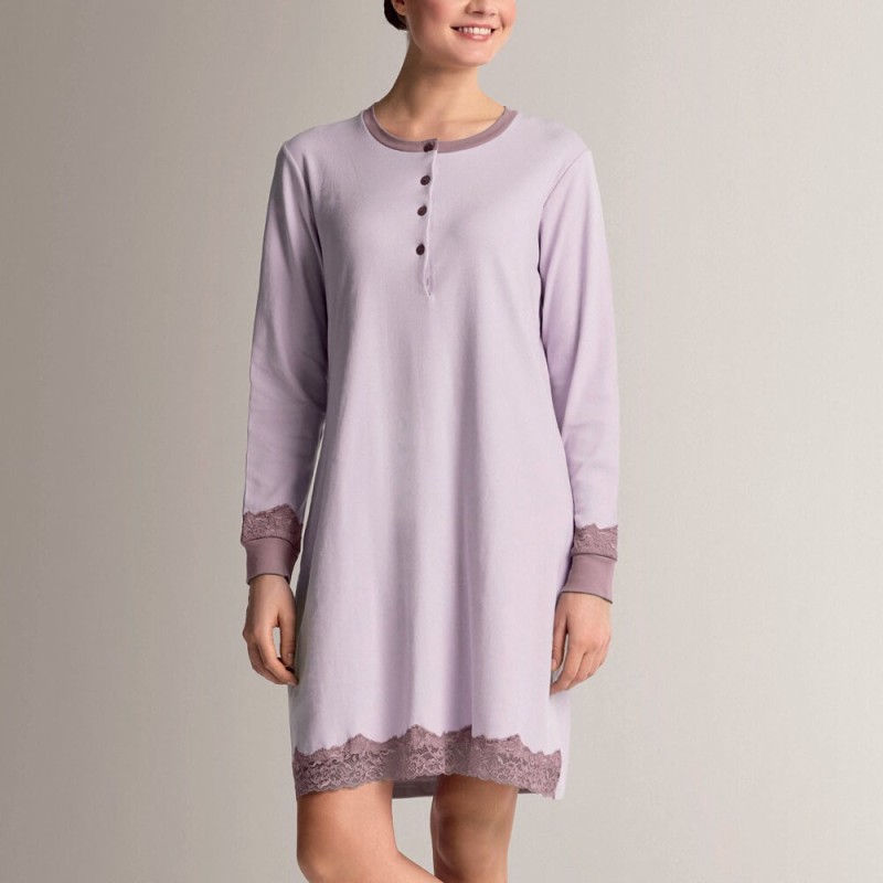 Camicia da notte donna caldocotone interlock Infiore ADY634634