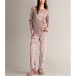 Pigiama donna caldocotne interlock Infiore MXA654608