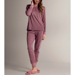 Pigiama donna caldocotone interlock Infiore BMB654621
