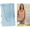 Top donna spalla larga lana e seta EGI 1492