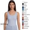 Top donna spalla larga lana e seta EGI 1492