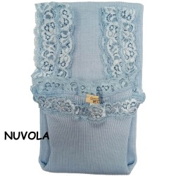 EGI TOP DONNA LANA E SETA SPALLINA STRETTA 1491
