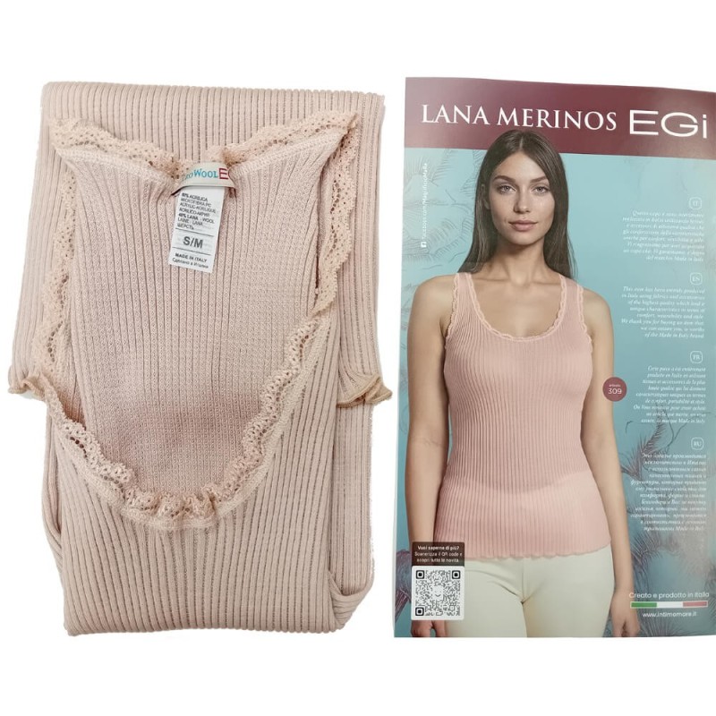 EGI CAMICIOLA DONNA LANA E MICROFIBRA 309