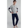 Pigiama ragazzo caldocotone interlock Lotto LP4243