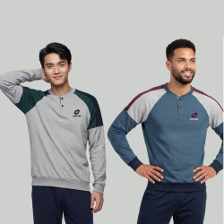 Pigiama uomo caldocotone interlock Lotto LP2141