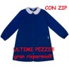 Grembiule scuola blu con zip bimba Siggi Winx